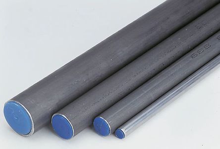 8X1.5 TUBE PHOS., RS PRO 2m Black Phosphate Steel Hydraulic Tubing, 1.5mm Wall Thickness, 414 bar, -40 to +120°C, Труба
