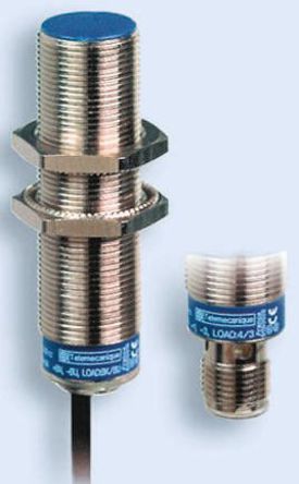 XS618B1PBM12, Telemecanique Sensors M18 x 1 Inductive Sensor - Barrel, PNP-NC Output, 8 mm Detection, IP69K, M12 - 4 Pin Terminal, Индуктивный датчик приближения
