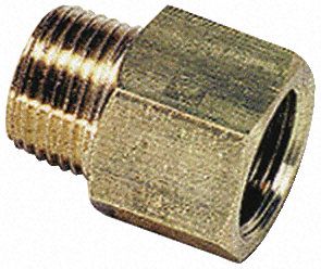0167 27 28, Legris LF3000 250 bar Brass Pneumatic Straight Threaded Adapter, R 3/4 Male To NPT 3/4 Female, Переходник