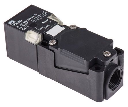 NI25U-CP40-AP6X2, RS PRO Inductive Sensor - Block, PNP-NO Output, 25 mm Detection, IP68, M20 Gland Terminal, Индуктивный датчик приближения