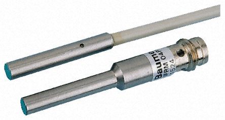 IFRM 04P 15A3 S05L, Baumer Inductive Sensor - Barrel, PNP-NO Output, 1 mm Detection, IP67, M5 - 3 Pin Terminal, Индуктивный датчик приближения