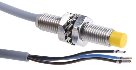 NI6U-EG08-AP6X, Turck M8 x 1 Inductive Sensor - Barrel, PNP-NO Output, 6 mm Detection, IP68, Cable Terminal, Индуктивный датчик приближения