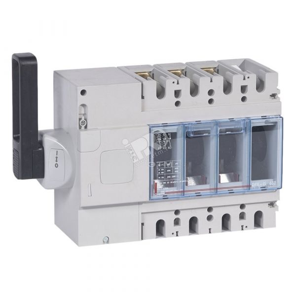 Рубильник DPX-IS 3P 630А боковая левая ручка