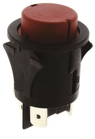 SP6017C100000, Molveno Double Pole Double Throw (DPDT) Momentary Push Button Switch, 25 (Dia.)mm, Panel Mount, Кнопочный переключатель