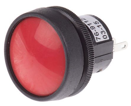 76-9112/439088, ITW Switches ITW 76-91 Single Pole Double Throw (SPDT) Momentary Clear LED Push Button Switch, IP67, 22.5 (Dia.)mm, Panel Mount,, Кнопочный переключатель