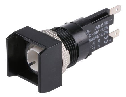 553015-601, Saia-Burgess Push Button Switch, IP67, Panel Mount, Кнопочный переключатель