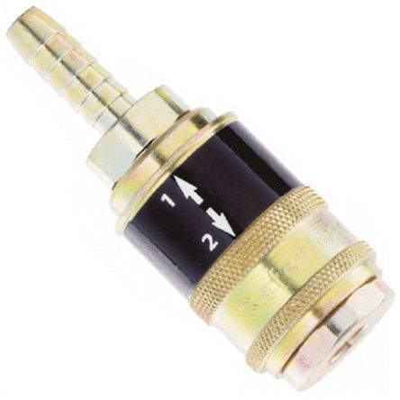 SC21R, PCL Pneumatic Quick Connect Coupling Steel 7mm Hose Barb, Муфта