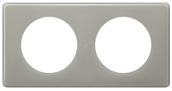 Celiane. Рамка 2-постовая. Цвет  Серый глянец
