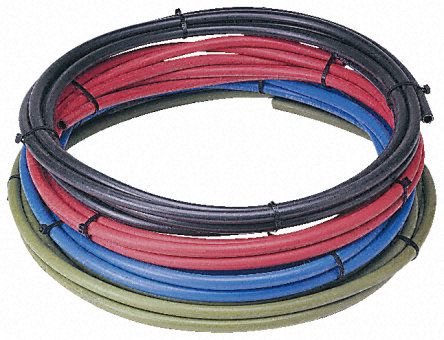 831-6-RED, Parker Air Hose Red Reinforced Synthetic Rubber 16mm x 5m 831 Series, Шланг