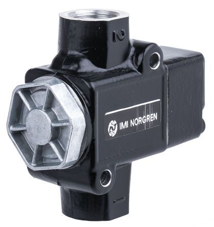 M/1338, Norgren 2/2 Pneumatic Control Valve Pilot/Spring G 1/2 M Series, Клапан