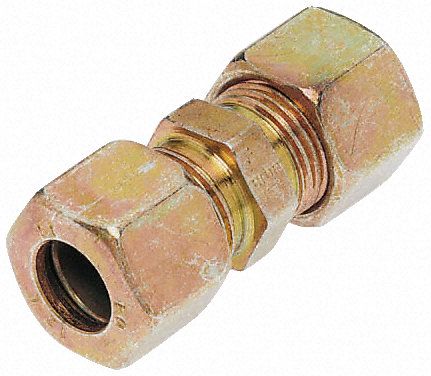 G06SCF, Parker Tube-to-Tube G Pneumatic Straight Tube-to-Tube Adapter, Push In 6 mm to Push In 6 mm, Переходник