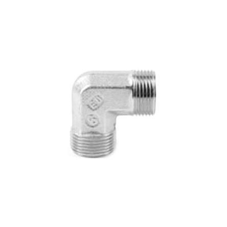 W10SCF, Parker RI-ED 400 bar Steel Pneumatic Straight Threaded Adapter, G 3/8 Male To G 1/4 Female, Переходник