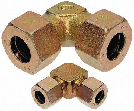 W12SCF, Parker RI-ED 400 bar Steel Connector, G 1/2 Male To G 1/4 Female, Фитинг