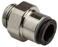 3101 06 10, Legris Threaded-to-Tube Pneumatic Fitting G 1/8 to Push In 6 mm, LF3000 Series, 20 bar, Переходник