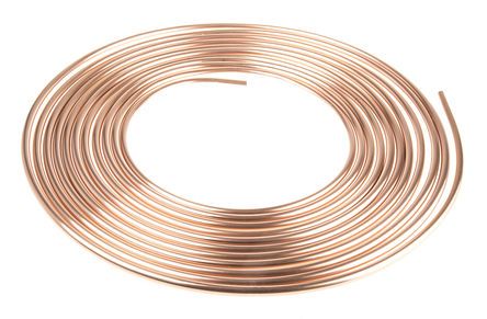 RRCZC846828, RS PRO 10m Long 81 bar Copper Tubing, -50 to +200°C