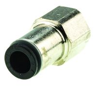 3114 06 10, Legris Threaded-to-Tube Pneumatic Fitting G 1/8 to Push In 6 mm, LF3000 Series, 20 bar, Переходник