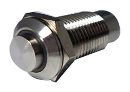 AV07L-B42-M3-RR-Y-LO-12V, RS PRO Single Pole Single Throw (SPST) Latching Yellow LED Push Button Switch, IP65, IP67, 12 (Dia.)mm, Panel Mount,, Кнопочный переключатель