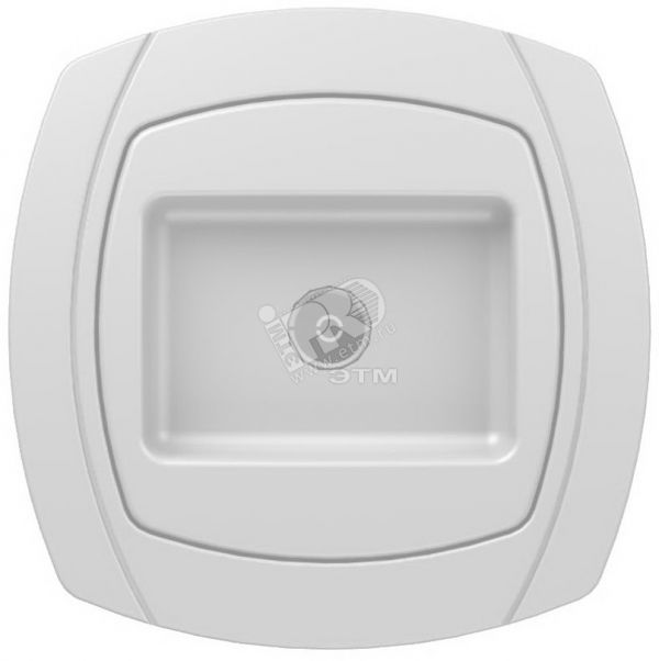 OVAL Розетка телевизионная 1-модуль СП белая