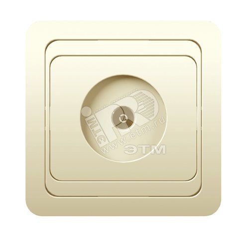 CLASSIC Розетка телевизионная СП бежевая