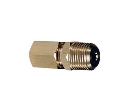 H06-01, SMC Threaded-to-Tube Pneumatic Fitting R 1/8 to Push In 6 mm, 1 MPa, Прямой фитинг