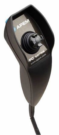 PC2441, APEM, 2 Axis Way Thumbstick Stick, Spring Return, IP67, IP69K Rated, Джойстик-переключатель