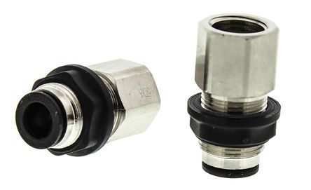 3136 16 21, Legris Threaded-to-Tube Pneumatic Fitting G 1/2 to Push In 16 mm, LF3000 Series, 20 bar, Прямой фитинг