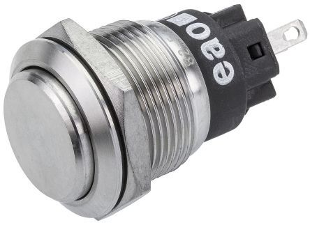 82-5161.1000, EAO Single Pole Double Throw (SPDT) Momentary Push Button Switch, IK10, IP65, IP67, 19 (Dia.)mm, Panel Mount, 240V ac/dc, Кнопочный переключатель