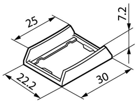 AT217A, NKK Switches, Rocker Switch Bezel, For Use With JWM Series TV-5 Internationally Approved Rockers, Ободок