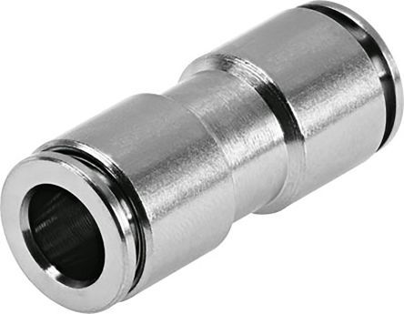 NPQH-D-Q10-E-P10, Festo Tube-to-Tube NPQH Pneumatic Straight Tube-to-Tube Adapter, Push In 10 mm to Push In 10 mm, Переходник