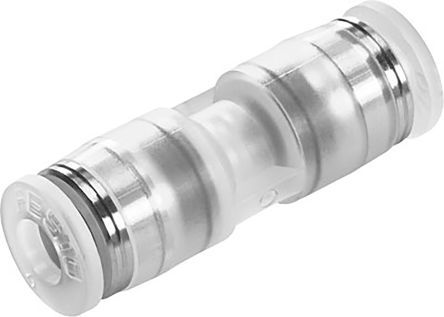 NPQP-D-Q10-E-FD-P10, Festo Tube-to-Tube NPQP Pneumatic Straight Tube-to-Tube Adapter, Push In 10 mm to Push In 10 mm, Переходник