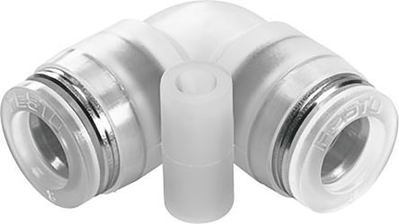 NPQP-L-Q4-E-FD-P10, Festo Pneumatic Elbow Tube-to-Tube Adapter Push In 4 mm to Push In 4 mm, Переходник