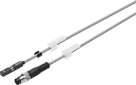 SMT-8M-A-PNS-24V-E-0,3-M8D, Festo NO Magneto Resistive Pneumatic Position Detector, IP65, IP68, IP69K, Датчик