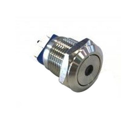 MAV0120/3D1RD012, Bulgin Single Pole Single Throw (SPST) Momentary Red LED Push Button Switch, IP67, Panel Mount, 36V dc, Кнопочный переключатель