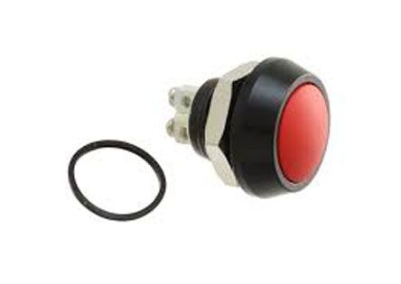 MMP0120/ARD67/S, Bulgin Single Pole Single Throw (SPST) Momentary Push Button Switch, IP67, Panel Mount, 36V dc, Кнопочный переключатель