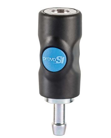 ISI 061810CP, PREVOST Pneumatic Quick Connect Coupling Composite Polyester 10mm Hose Barb, Муфта