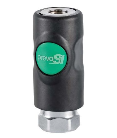 ESI 071101CP, PREVOST Pneumatic Quick Connect Coupling Composite Polyester 1/4 in Threaded, Муфта