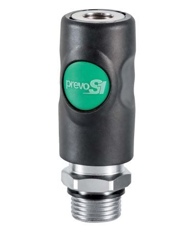 ESI 071152CP, PREVOST Pneumatic Quick Connect Coupling Composite Polyester 3/8 in Threaded, Муфта
