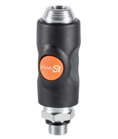 BSI 061151CP, PREVOST Pneumatic Quick Connect Coupling Composite Polyester 1/4 in Threaded, Муфта