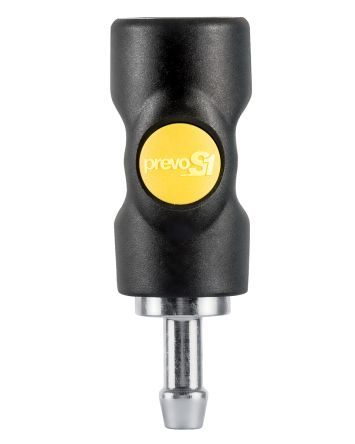 ASI 061806CP, PREVOST Pneumatic Quick Connect Coupling Composite Polyester 6mm Hose Barb, Муфта