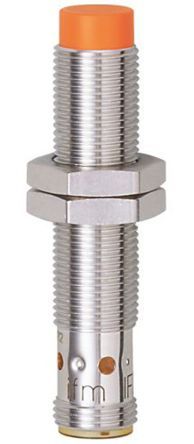 IF6124, ifm electronic M12 x 1 Inductive Sensor - Barrel, PNP/NPN-NO/NC Output, 7 mm Detection, IP65, IP66, IP67, IP68, IP69K,, Индуктивный датчик приближения