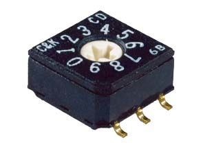 CD10RM0SBR, C & K 10 Way Surface Mount DIP Switch, Переключатель