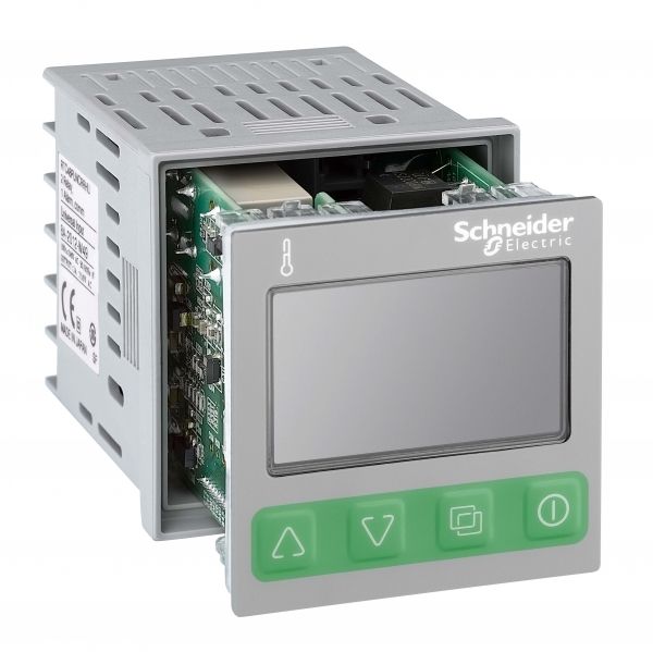 ТЕМП. КОНТ., 48 x 48, УНИВ. ВХ., 1 АВАР. ВЫХ., 2 ТТР, MODBUS, 24 V AC\DC