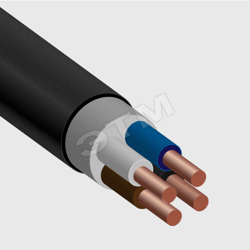 Кабель силовой ВВГнг-LS 4х6-0.660 однопроволочный