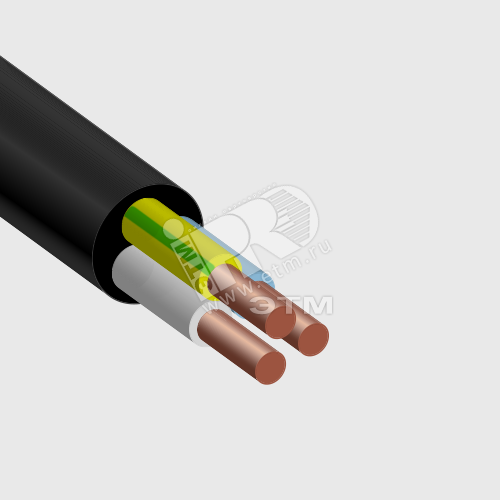 Кабель силовой ВБШвнг(А)-LS 3х2.5ок(N, PE)-1