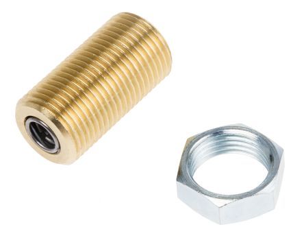 KQ2E04-00A(10), SMC Bulkhead Union Bulkhead Union Push In 4 mm M12 x 1 Male to Push In 4 mm, Переходник