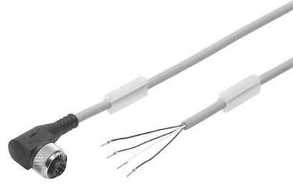 NEBU-M12W5-K-10-LE4, Festo Connector Lead, 10000mm