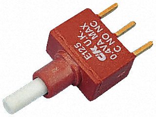 E125SD1ABE, C & K Single Pole Double Throw (SPDT) Momentary Push Button Switch, PCB, 20V ac/dc, Кнопочный переключатель