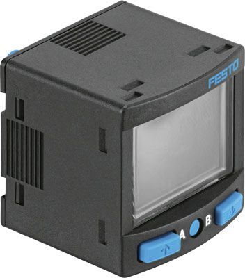 SPAN-P10R-Q4-PN-PN-L1, Festo Pressure Sensor, 30V dc, IP40 +10 bar