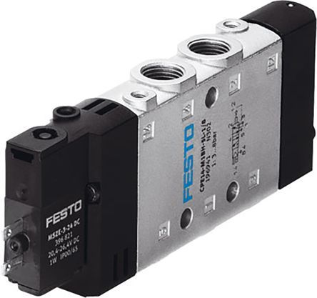 CPE14-M1BH-5L-1/8, Festo 5/2 Solenoid Pilot Valve Electrical G 1/8 CPE Series, Клапан