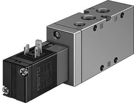 MVH-5-1/4-B, Festo 5/2 Solenoid Pilot Valve Electrical G 1/4 MVH Series, Клапан